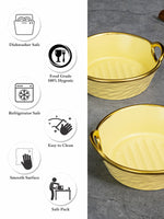 Porcelain Square serving bowl set of 2pcs