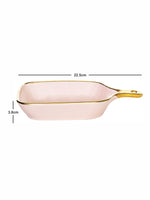 Porcelain Rectangle platter set of 2pcs