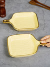 Porcelain Rectangle platter set of 2pcs