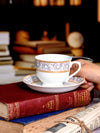 Bone China Tea/Coffee Cup Saucer Set of 12pcs