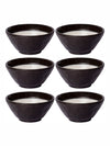 Food safe Melamine Dual Soup Bowl Set of 6pcs