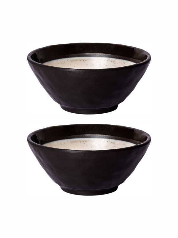 Food safe Melamine Dual Serving Bowl Set of 2pcs