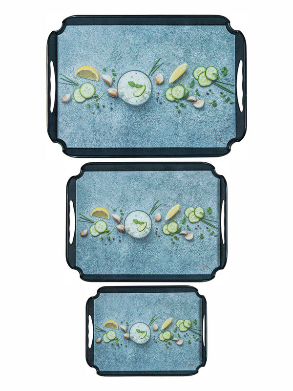 Melamine 3pcs Tray Set