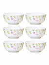 Melamine Round 6pcs Veg. Bowl Set - Wild Flower