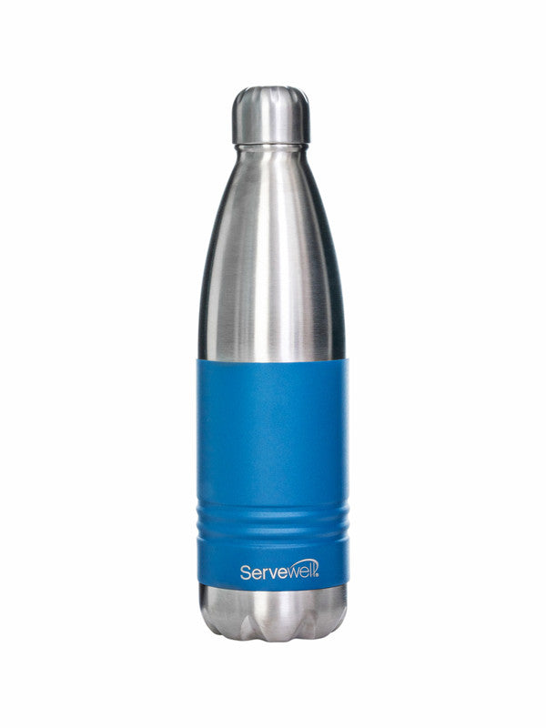 INDUS - 750 ML ( Twin st. ) BLUE 1pc SS Vacuum Bottle