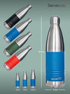 INDUS - 750 ML ( Twin st. ) BLUE 1pc SS Vacuum Bottle