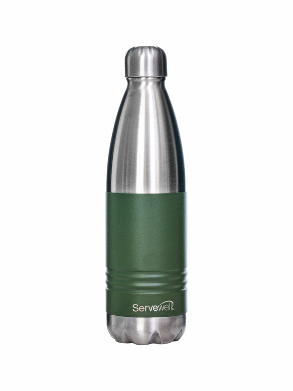 INDUS - 750 ML ( Twin st. ) GREEN 1pc SS Vacuum Bottle