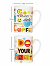 Bone China Large Coffee Mug Set of 2pcs