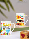 Bone China Large Coffee Mug Set of 2pcs