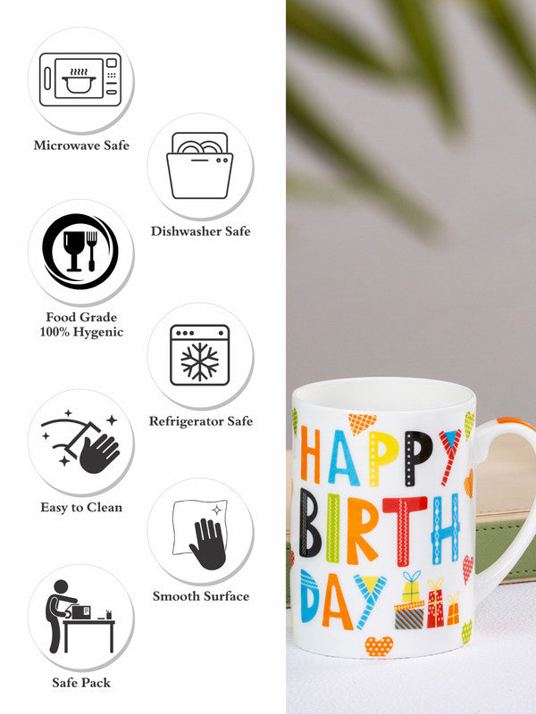 Bone China Large Coffee Mug Set of 2pcs