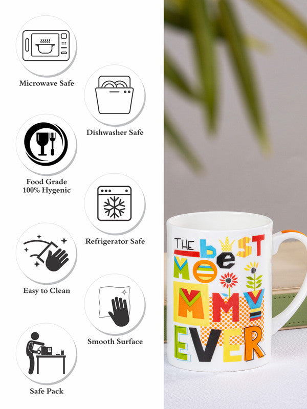 Bone China Large Coffee Mug Set of 2pcs