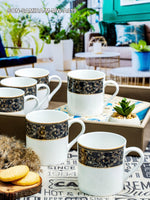 Bone China Tea/Coffee Mug (Set of 6pcs)