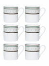 Bone China Tea/Coffee Mug (Set of 6pcs)