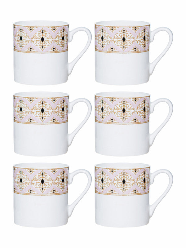 Bone China Tea/Coffee Mug (Set of 6pcs)