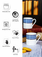 Bone China Tea/Coffee Mug Set of 6pcs