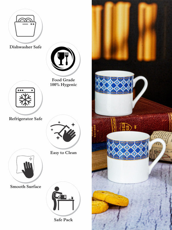 Bone China Tea/Coffee Mug Set of 6pcs