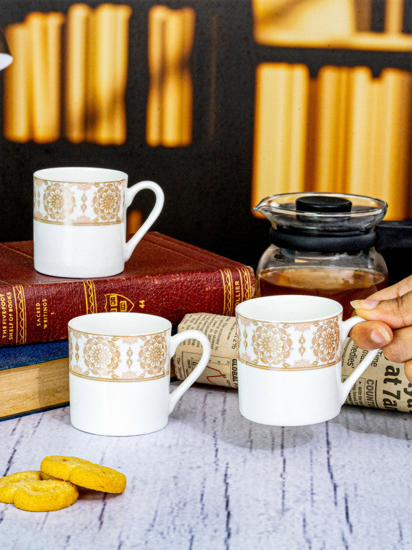 Bone China Tea/Coffee Mug Set of 6pcs