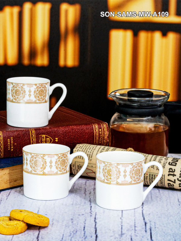 Bone China Tea/Coffee Mug Set of 6pcs