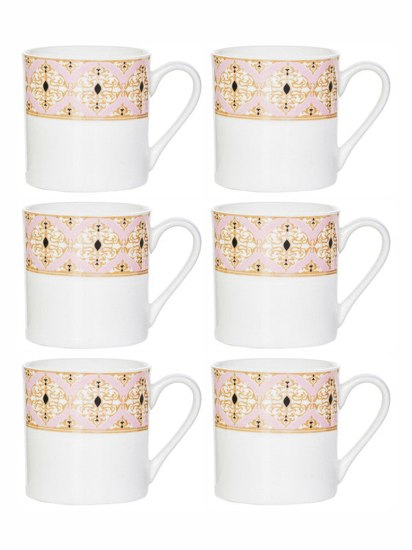 Bone China Tea/Coffee Mug Set of 6pcs