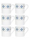 Bone China Tea/Coffee Mug Set of 6pcs