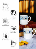 Bone China Tea/Coffee Mug Set of 6pcs