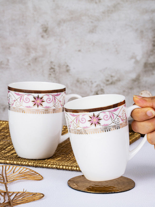 Bone China Large Coffee Mug Set of 2pcs
