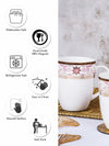 Bone China Large Coffee Mug Set of 2pcs