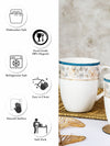Bone China Large Coffee Mug Set of 2pcs