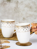 Bone China Large Coffee Mug Set of 2pcs