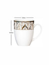 Bone China Large Coffee Mug Set of 2pcs