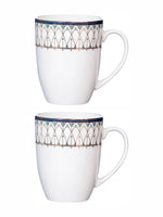Bone China Large Coffee Mug Set of 2pcs