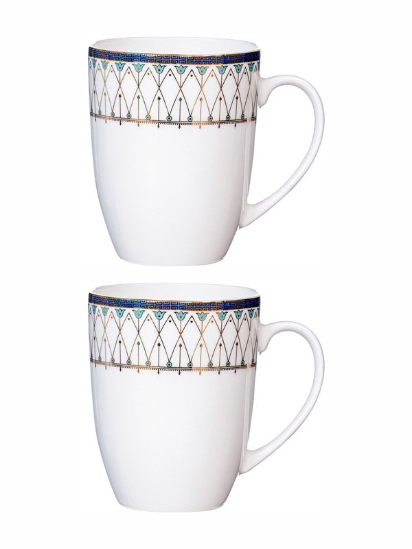 Bone China Large Coffee Mug Set of 2pcs