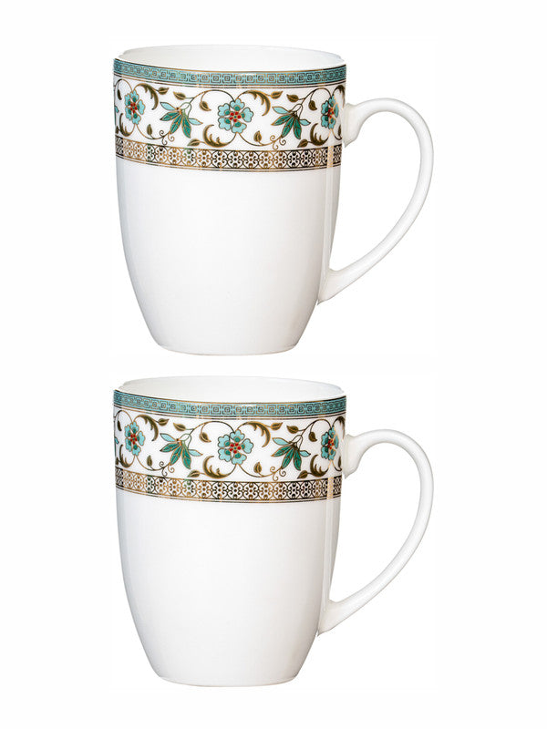 Bone China Large Coffee Mug Set of 2pcs
