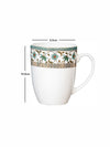 Bone China Large Coffee Mug Set of 2pcs