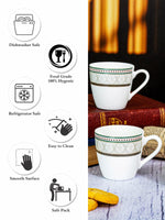 Bone China Tea/Coffee Mug Set of 6pcs
