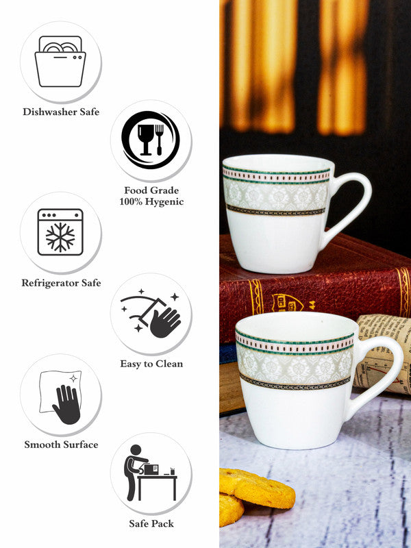 Bone China Tea/Coffee Mug Set of 6pcs