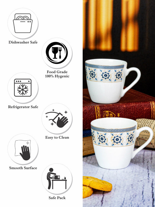 Bone China Tea/Coffee Mug Set of 6pcs
