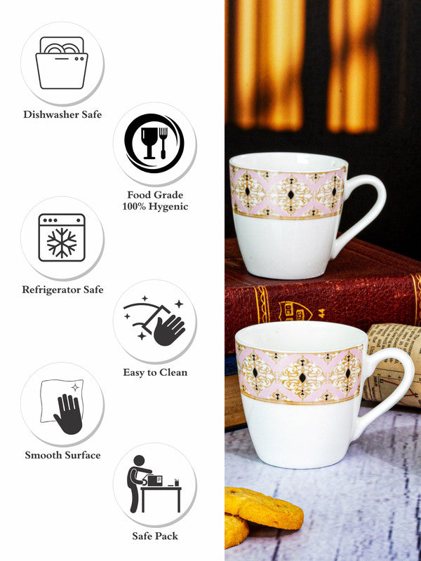 Bone China Tea/Coffee Mug Set of 6pcs