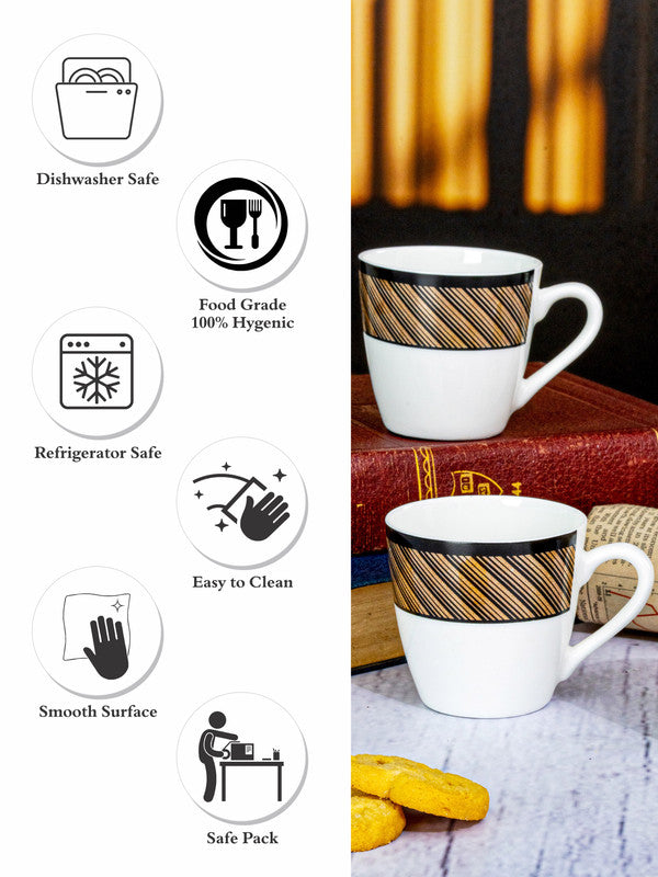 Bone China Tea/Coffee Mug Set of 6pcs