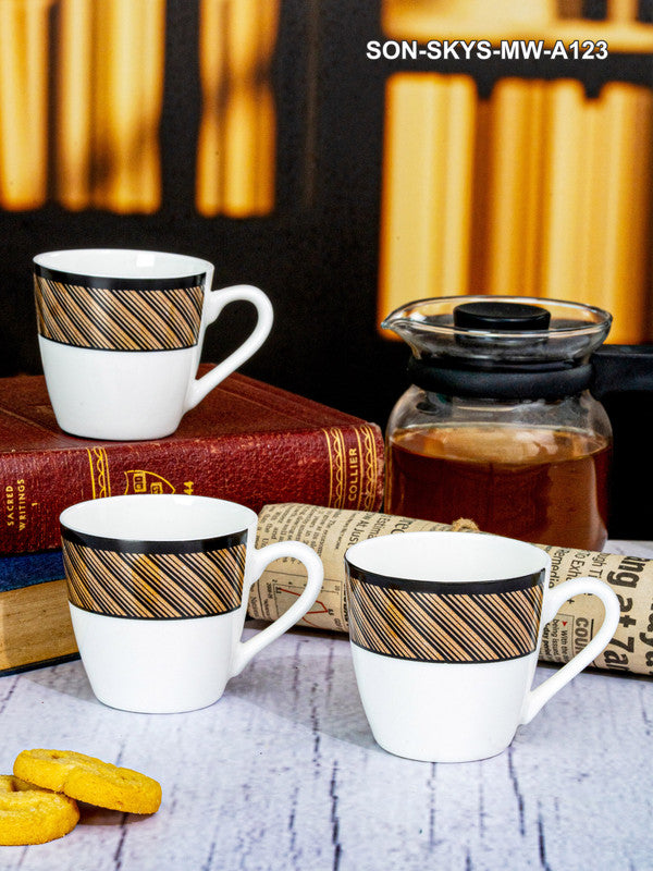 Bone China Tea/Coffee Mug Set of 6pcs