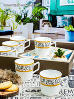 Bone China Tea/Coffee Mug (Set of 6pcs)