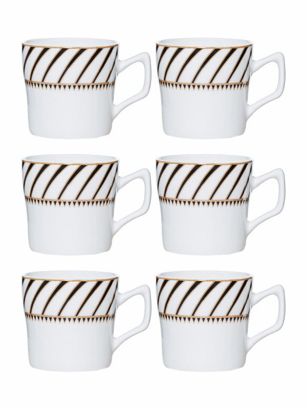 Bone China Tea/Coffee Mug (Set of 6pcs)