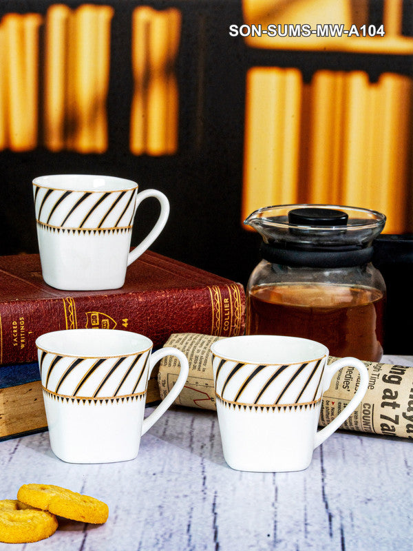 Bone China Tea/Coffee Mug Set of 6pcs