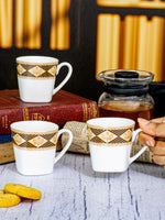Bone China Tea/Coffee Mug Set of 6pcs