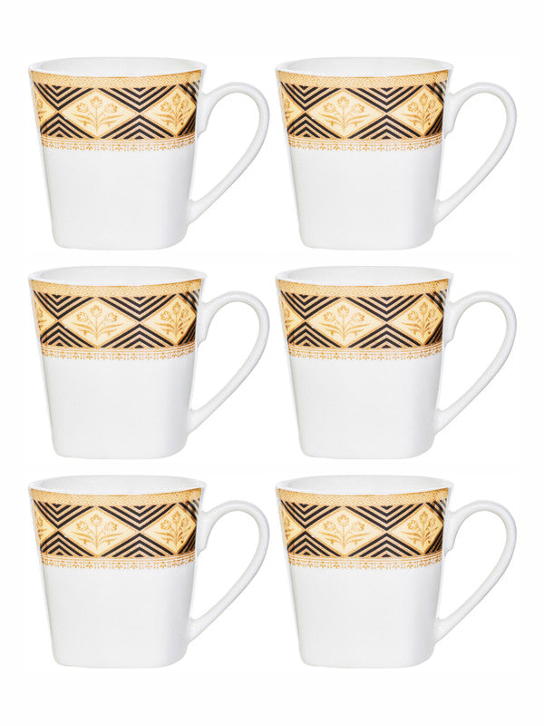 Bone China Tea/Coffee Mug Set of 6pcs