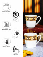 Bone China Tea/Coffee Mug Set of 6pcs