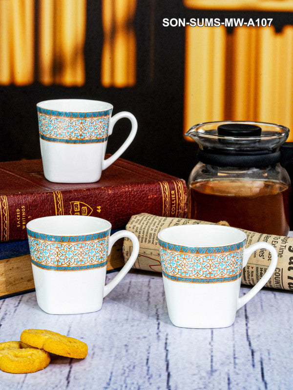 Bone China Tea/Coffee Mug Set of 6pcs