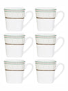 Bone China Tea/Coffee Mug Set of 6pcs