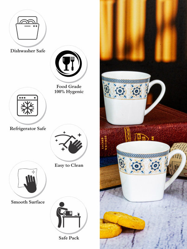 Bone China Tea/Coffee Mug Set of 6pcs