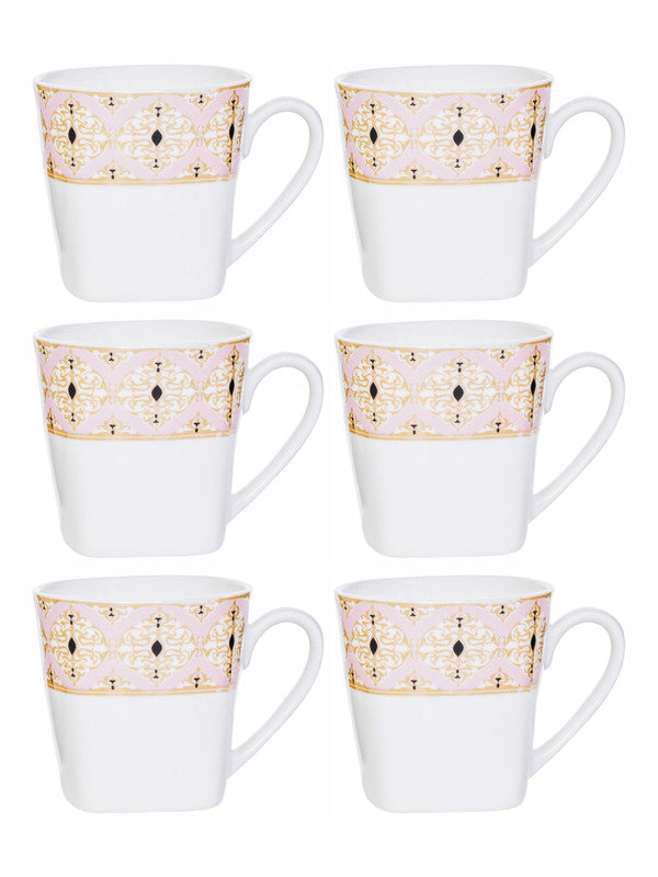 Bone China Tea/Coffee Mug Set of 6pcs